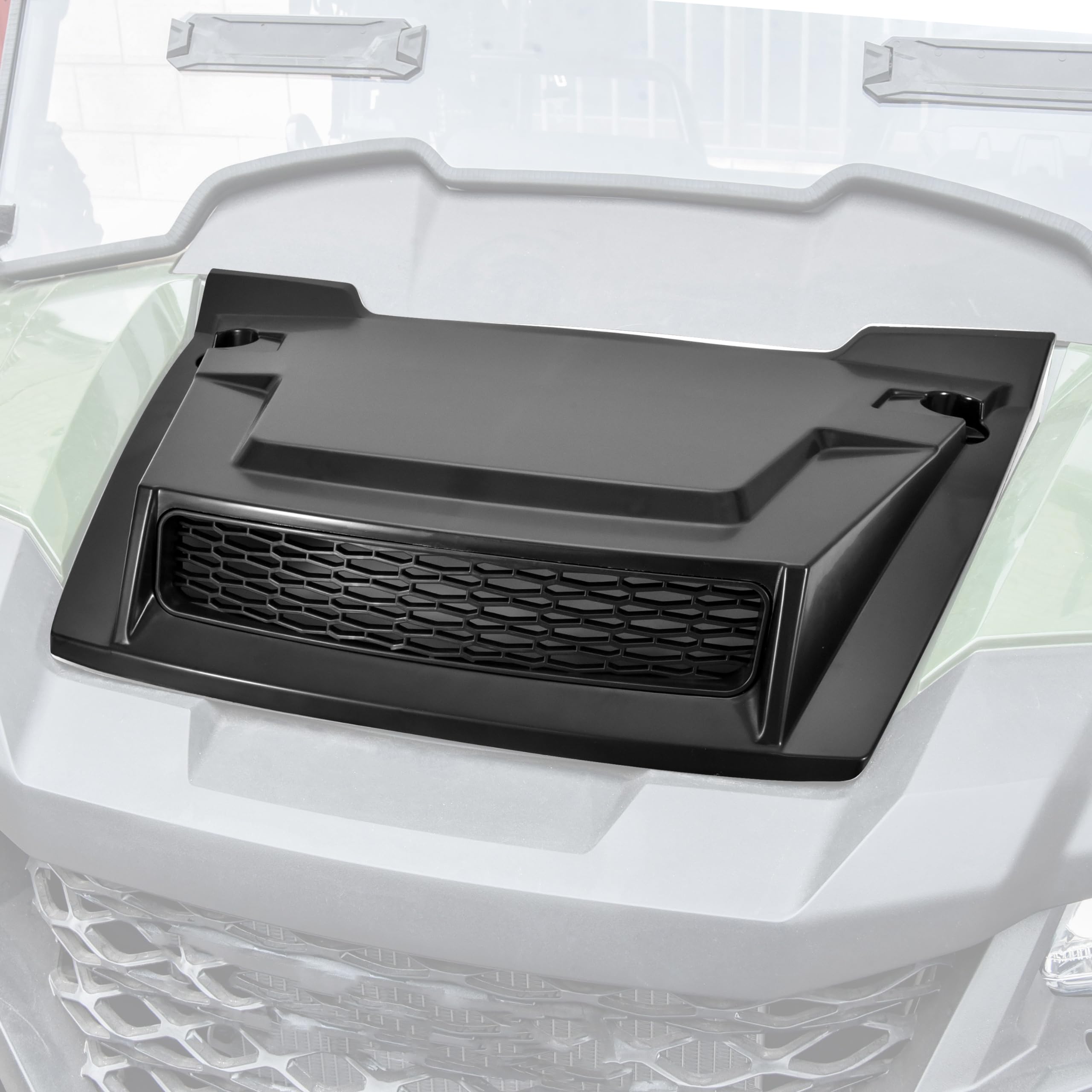 SAUTVS Sport Hood Scoop with Mesh Grille Kit for Honda Pioneer 700-2 & 700-4 (2014-2025) - Front Hood Cover Accessory for Off-Road Adventure & ATV Enthusiasts