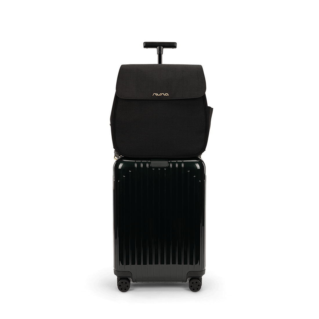 Nuna Premium Diaper Bag in Caviar - Stylish & Spacious Baby Essentials Organizer for Travel, Outings, and Everyday Use