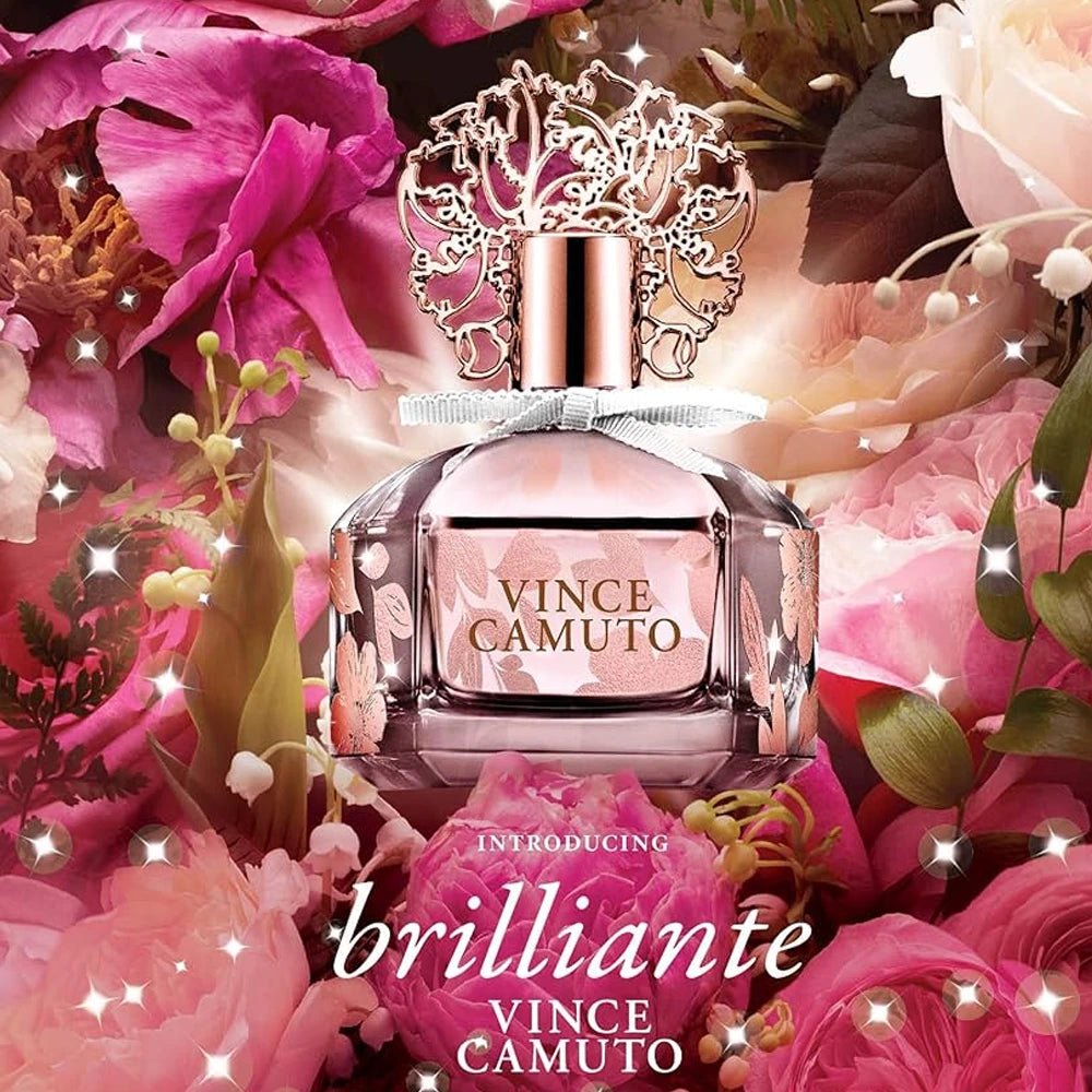 Brillante 3.4 oz Eau de Parfum for Women - Floral Fragrance Perfume Spray | Perfect for Date Night, Office & Special Occasions