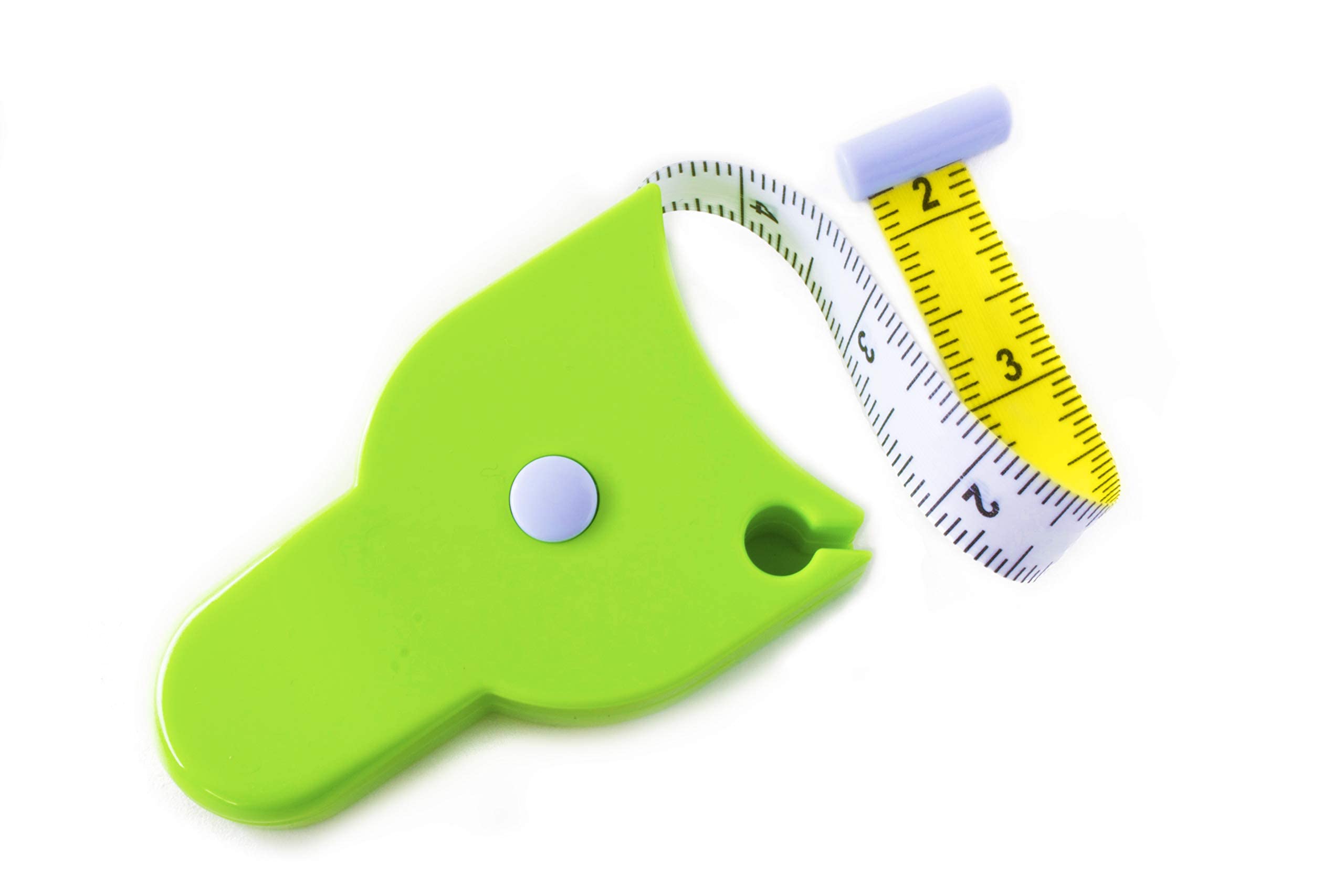 80 Inch Automatic Retractable Body Tape Measure - Waist, Hip, Bust & Arm Measurement Tool for Fitness, Weight Loss & Tailoring (Green) | Perfect for Home Gym, Sewing & Health Tracking