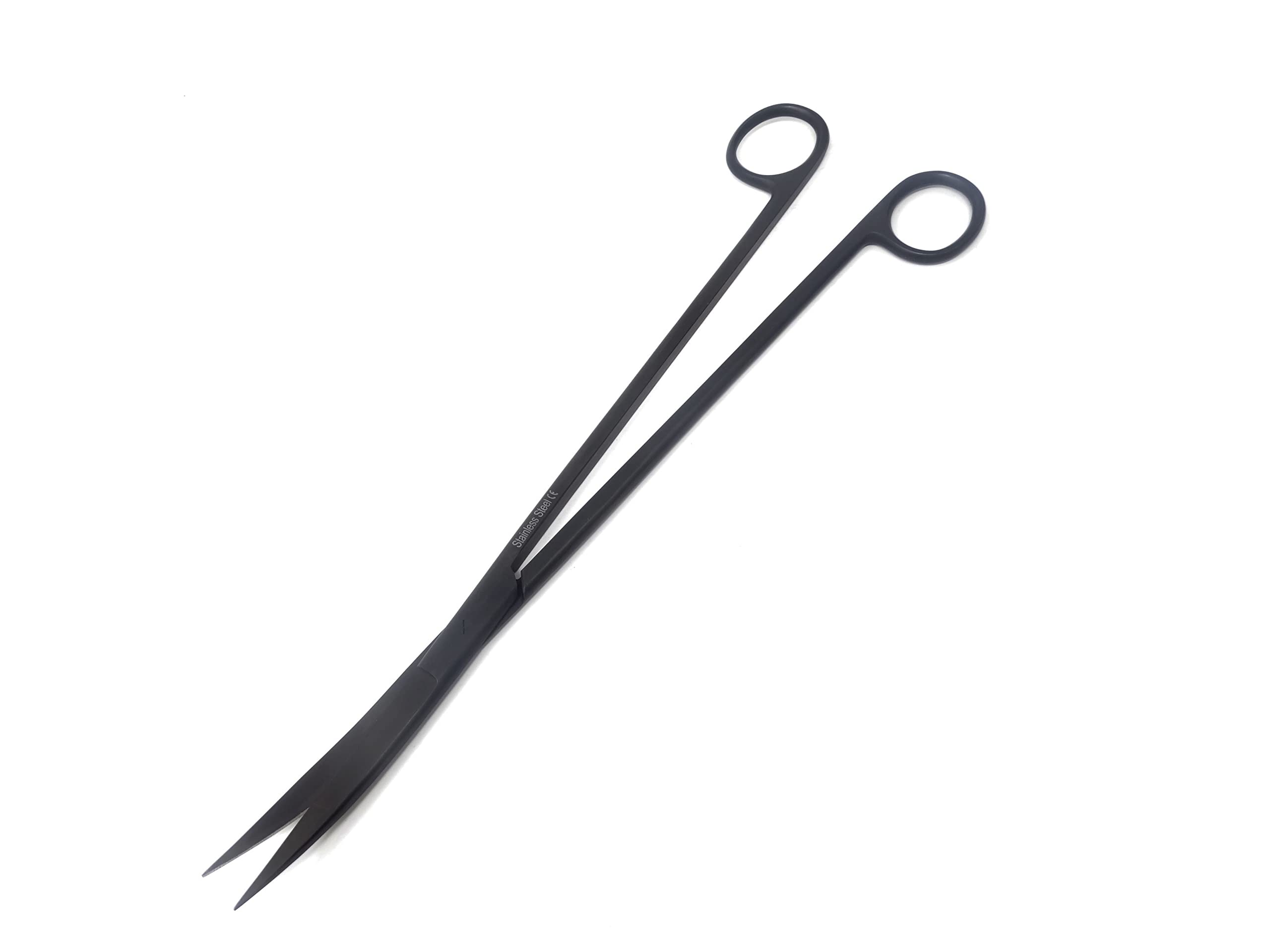 Premium A2Z Aquascaping Tools Kit - Anti-Rust Stainless Steel Aquarium Tweezers, Scissors & Spatula for Fish Tank Cleaning, Bonsai Care & Algae Removal (12