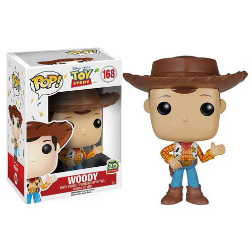 Disney Pop! Vinyl Figure 20th Anniversary Woody from Toy Story - Collectible Toy for Fans, Gift for Disney Lovers, Perfect for Display & Home Decor