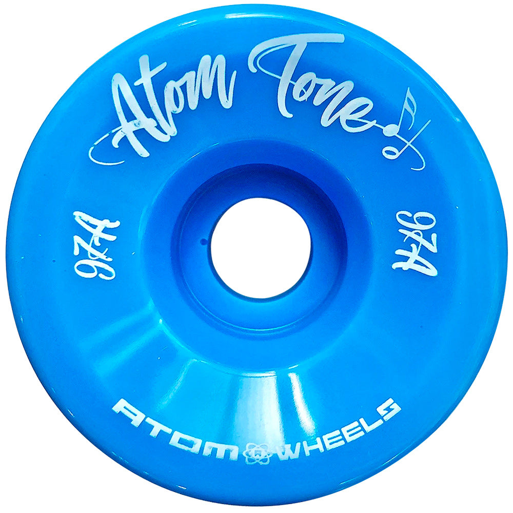 Atom Tone 57mm Quad Wheels 4-Pack - High Performance Skateboard Wheels for Street & Park Riding - Perfect for Cruising, Tricks & Smooth Rides