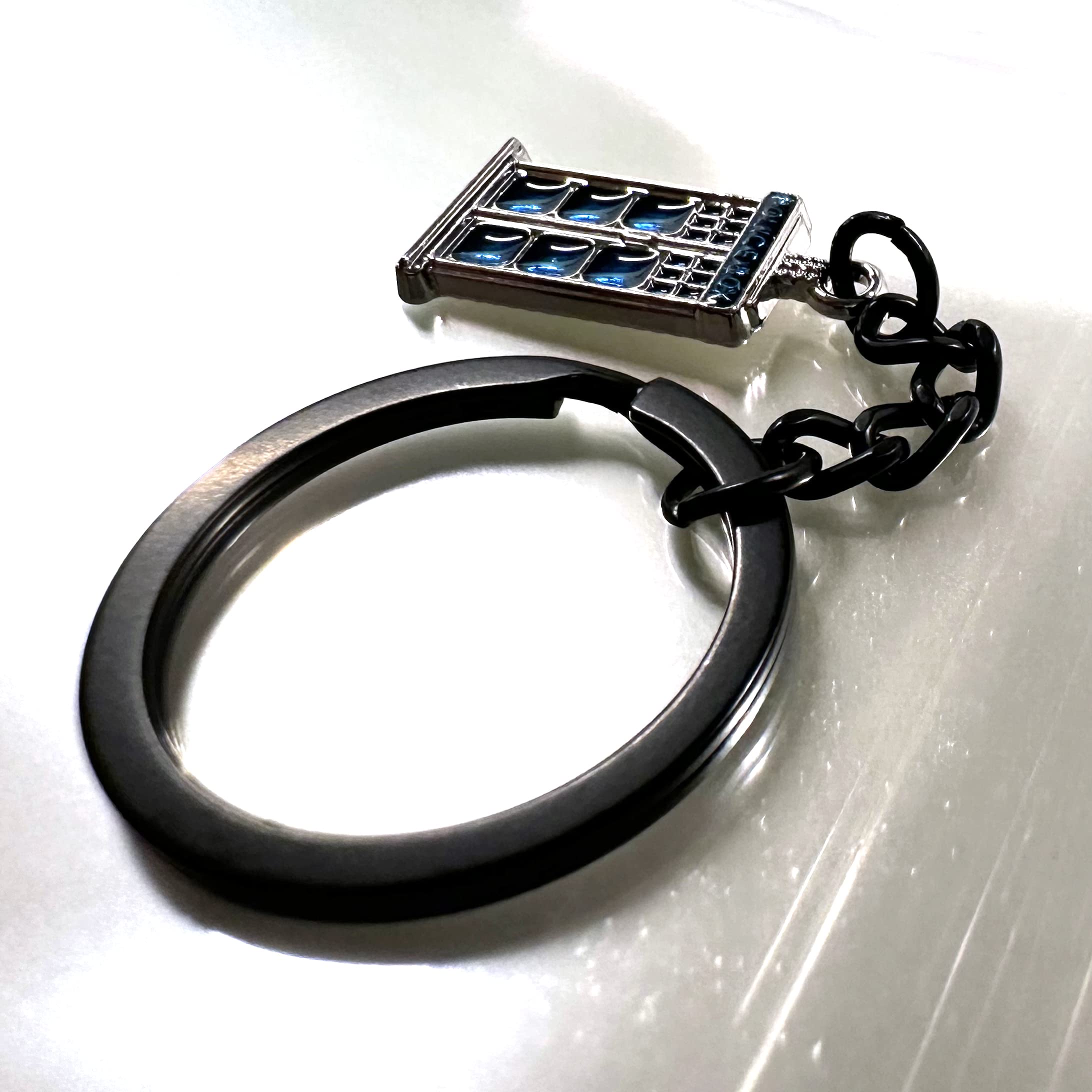 Police Box Keychain - Doctor Who Inspired Gift for Men & Women | Hypoallergenic Metal Key Ring | Perfect for TV Series Fans, Police Decor & Everyday Carry