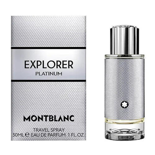 Mont Blanc Explorer Platinum 30ml Eau de Parfum for Men - Luxury Cologne with Woody & Spicy Notes - Perfect for Date Night, Office & Special Occasions