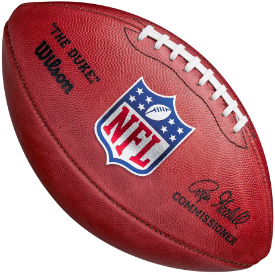 Wilson Official Leather NFL Game Football - The Duke - Authentic Pro-Grade Leather Football for Training, Games & Collectibles - Perfect for NFL Fans, Players & Sports Enthusiasts