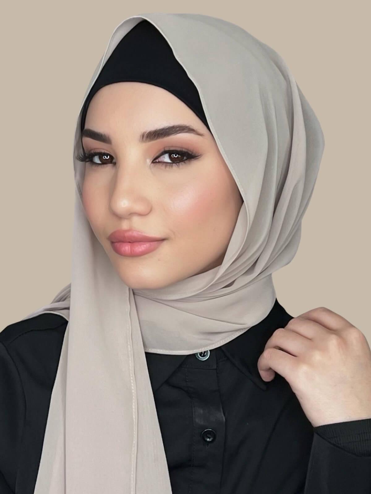 Premium Luxury Chiffon Hijab Scarf - Soft Breathable Muslim Headscarf for Women - Perfect for Daily Wear, Prayer, and Special Occasions