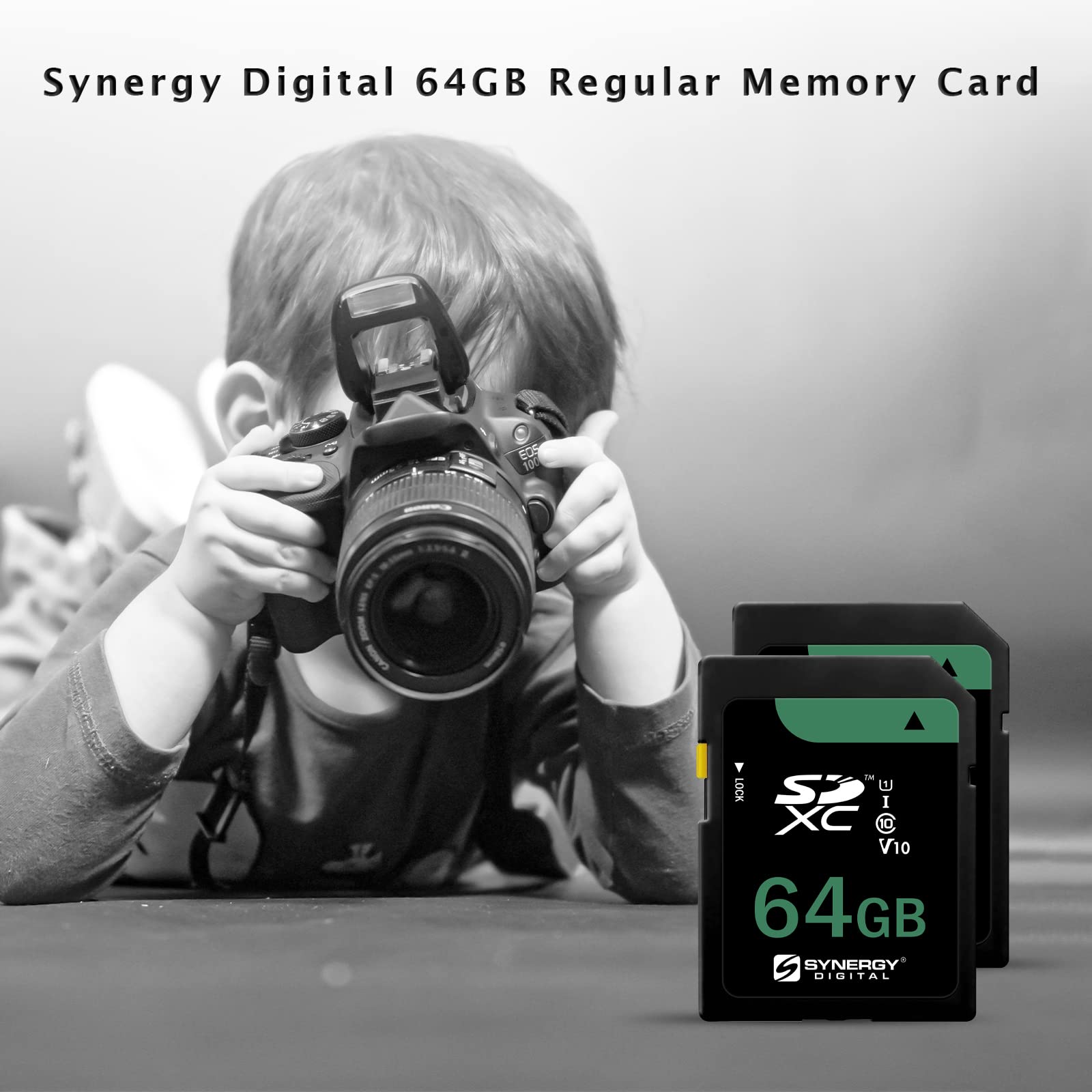 Synergy 64GB SDXC Card for Pentax K-3 Mark III - Fast Class 10 for DSLR Photography
