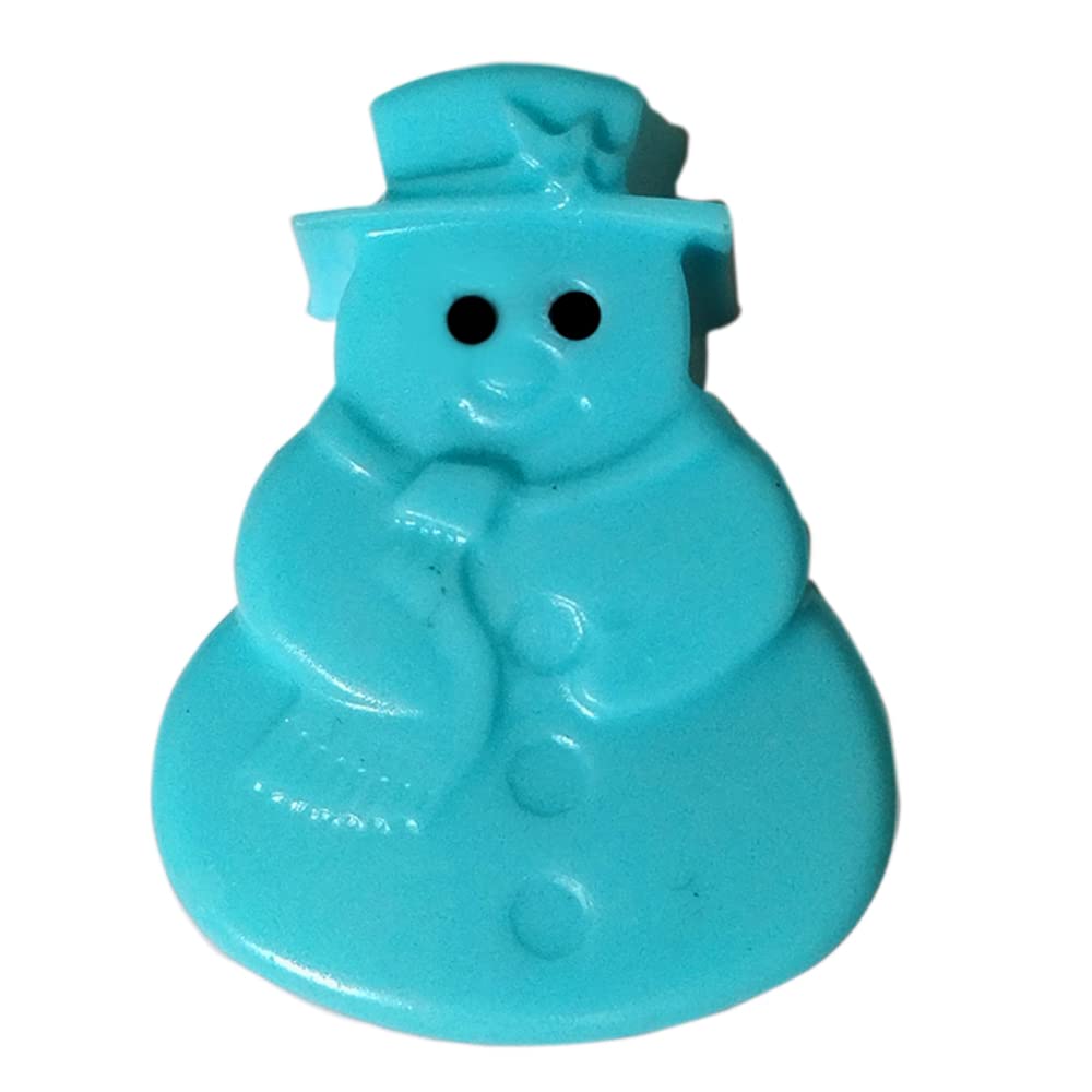 Organic Handmade Goat Milk Kids Bath Soap - Snowman Shape 50g x 2 Pack | Gentle Cleansing for Baby & Toddler Skin | Perfect for Holiday Gifts & Winter Bath Time Fun