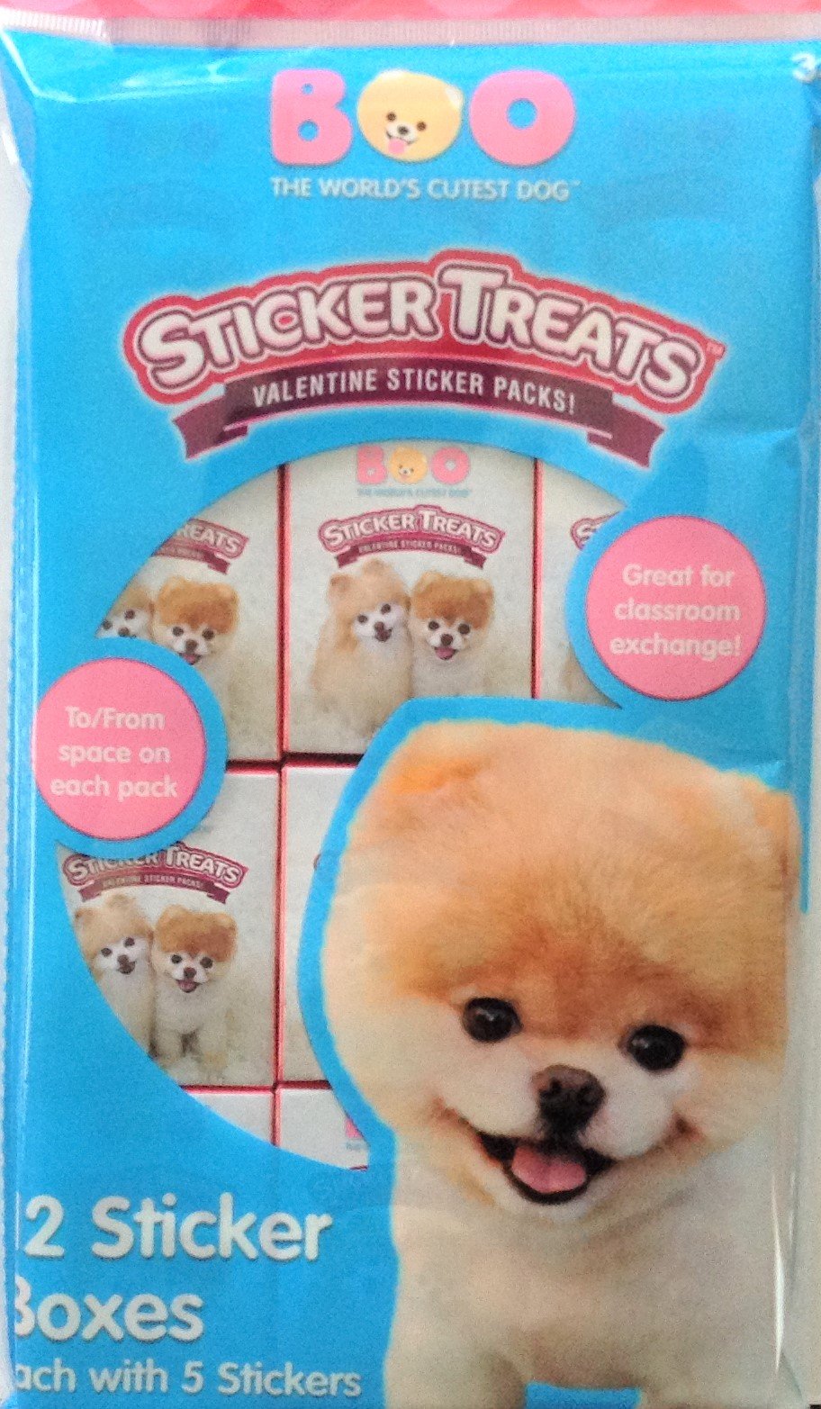 Valentine's Day Sticker Treat Packs - 12 Boxes with 5 Stickers Each | Perfect for Classroom Rewards, Party Favors & DIY Crafts