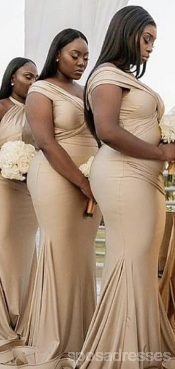Mismatched Mermaid Off-The-Shoulder Sleeveless Bridesmaid Dresses for Wedding Party - WG821 | Elegant Beach & Formal Occasion Dresses