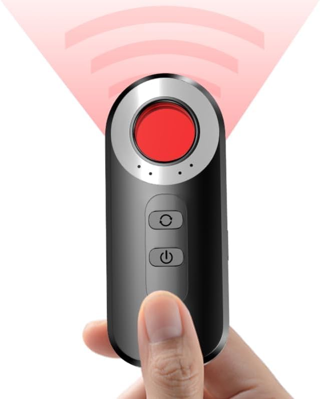 Professional Hidden Camera Detector & Anti Spy Device - Bug Detector, GPS Tracker Finder, Wireless Signal Scanner for Home, Office & Travel Security | Prevent Surveillance & Protect Privacy