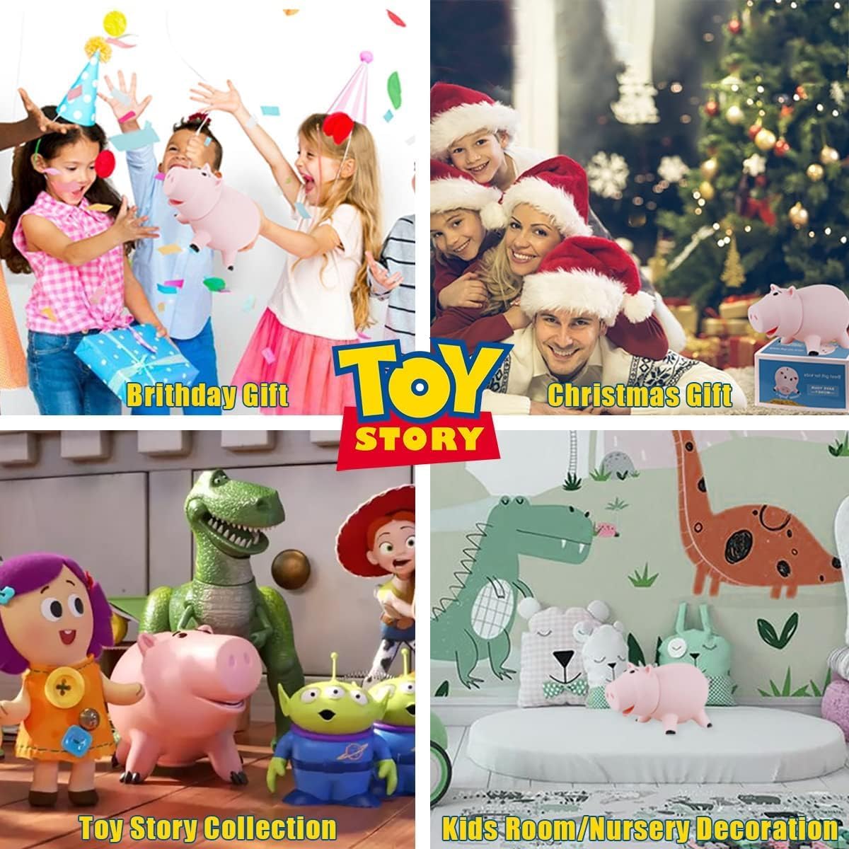 PHOCAS Hairphocas Cute Pink Pig Money Box - Plastic Piggy Bank for Kids, Christmas Birthday Gift with Box - Perfect for Savings, Piggy Bank for Kids Room Decor, Piggy Bank for Girls & Boys