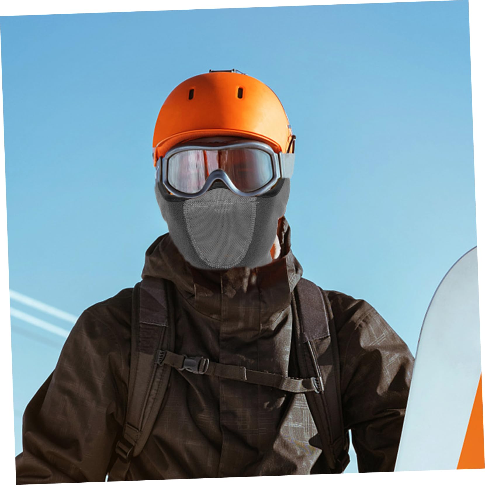 Windproof Winter Face Cover Scarf - Full Face & Neck Warmer for Outdoor Activities, Skiing, Snowboarding, and Cold Weather Protection