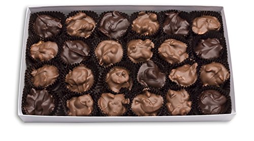 Mrs. Cavanaugh's 2 lb Cashew Cluster Mixed Chocolate (65% Milk & 35% Dark) - Perfect for Gifts, Snacking & Holiday Treats