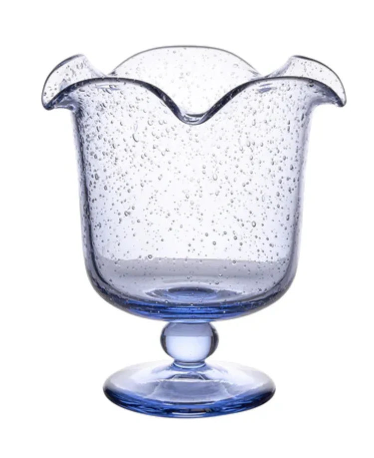 Juliska Provence Hurricane Glass Candle Holder - Elegant French-Inspired Home Decor for Dining Table, Wedding Centerpiece, and Romantic Ambiance