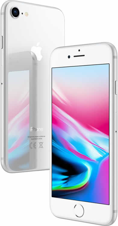 Apple iPhone 8 128GB Unlocked Smartphone (Renewed) - Silver | 4.7
