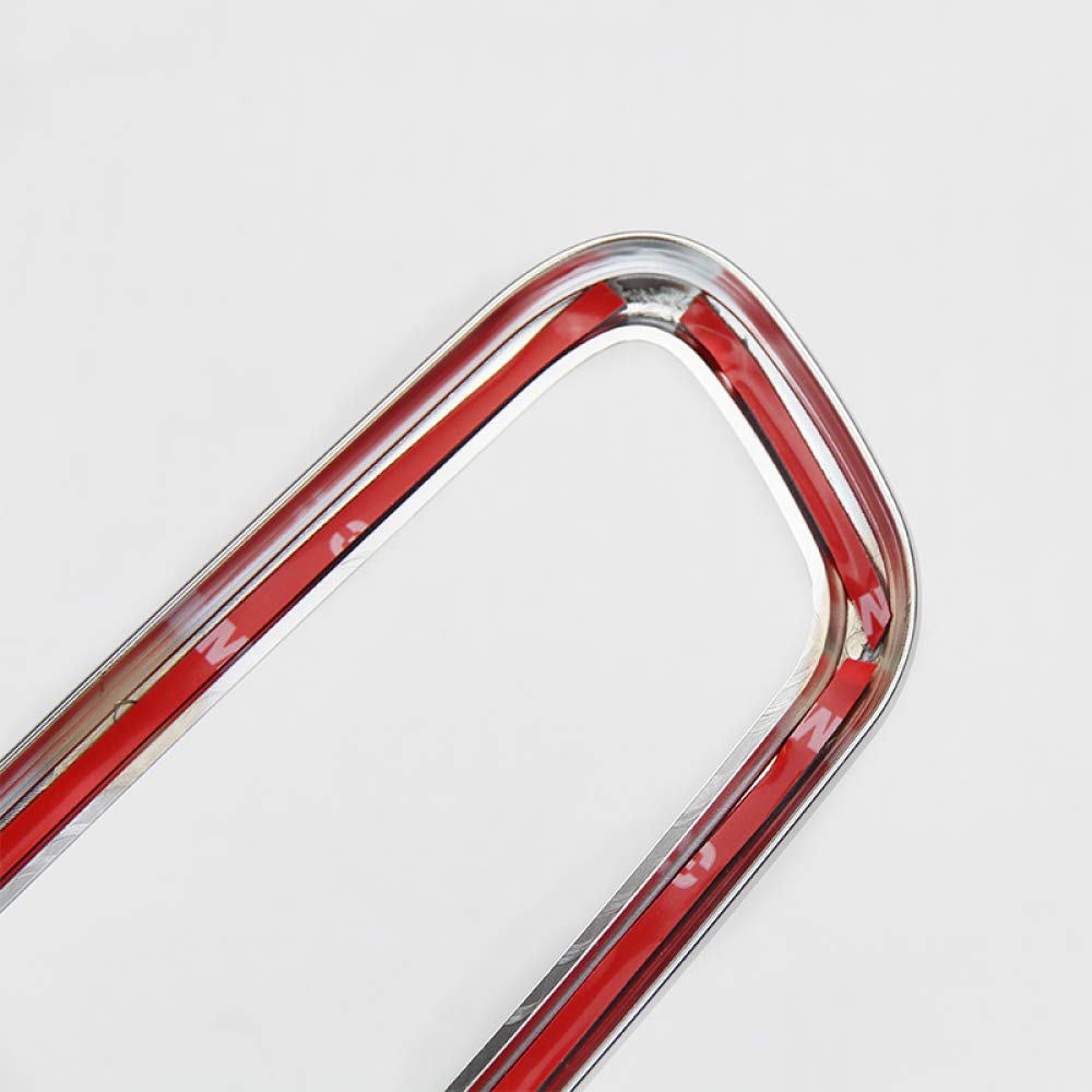 ABS Chrome Interior Rearview Mirror Cover Trim for Land Rover Discovery 4/Range Rover Sport/Evoque - Premium Car Accessories for Enhanced Style & Protection (Perfect for Off-Roading, Daily Commutes & Luxury Upgrades)