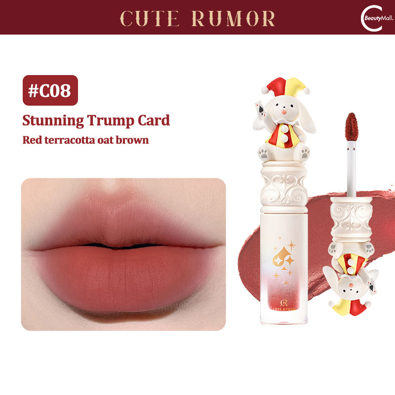 Limited Edition Cute Rumor Wonderland Circus Lip Gloss - Hydrating & Shiny Lip Glaze for Parties, Cosplay & Everyday Wear