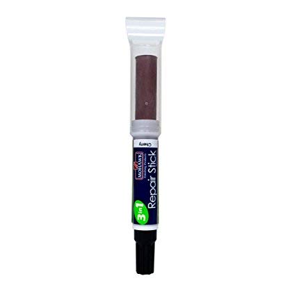 Mohawk Finishing Products 3-in-1 Wood Repair Stick - Cherry Color for Furniture Scratches, Dents & Nicks - Perfect for Home, Office & DIY Woodworking Projects