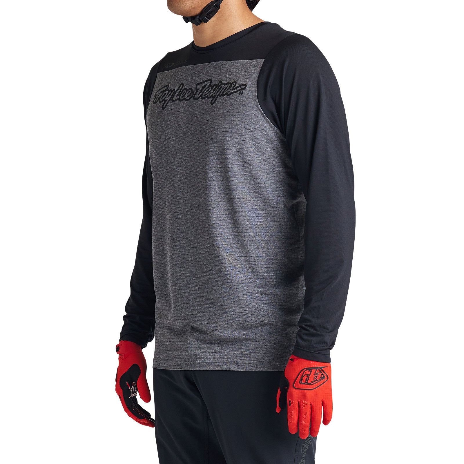Skyline LS Jersey Signature Heather Gray / Black - Comfortable Long Sleeve Shirt for Men, Perfect for Casual Wear, Sports & Outdoor Activities
