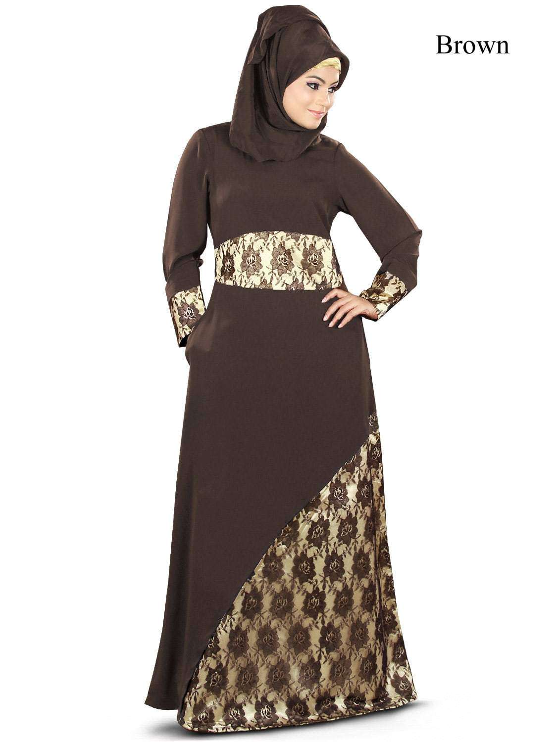 Elegant Khalidah Abaya - Modest Islamic Dress for Women - Perfect for Prayer, Eid, and Special Occasions