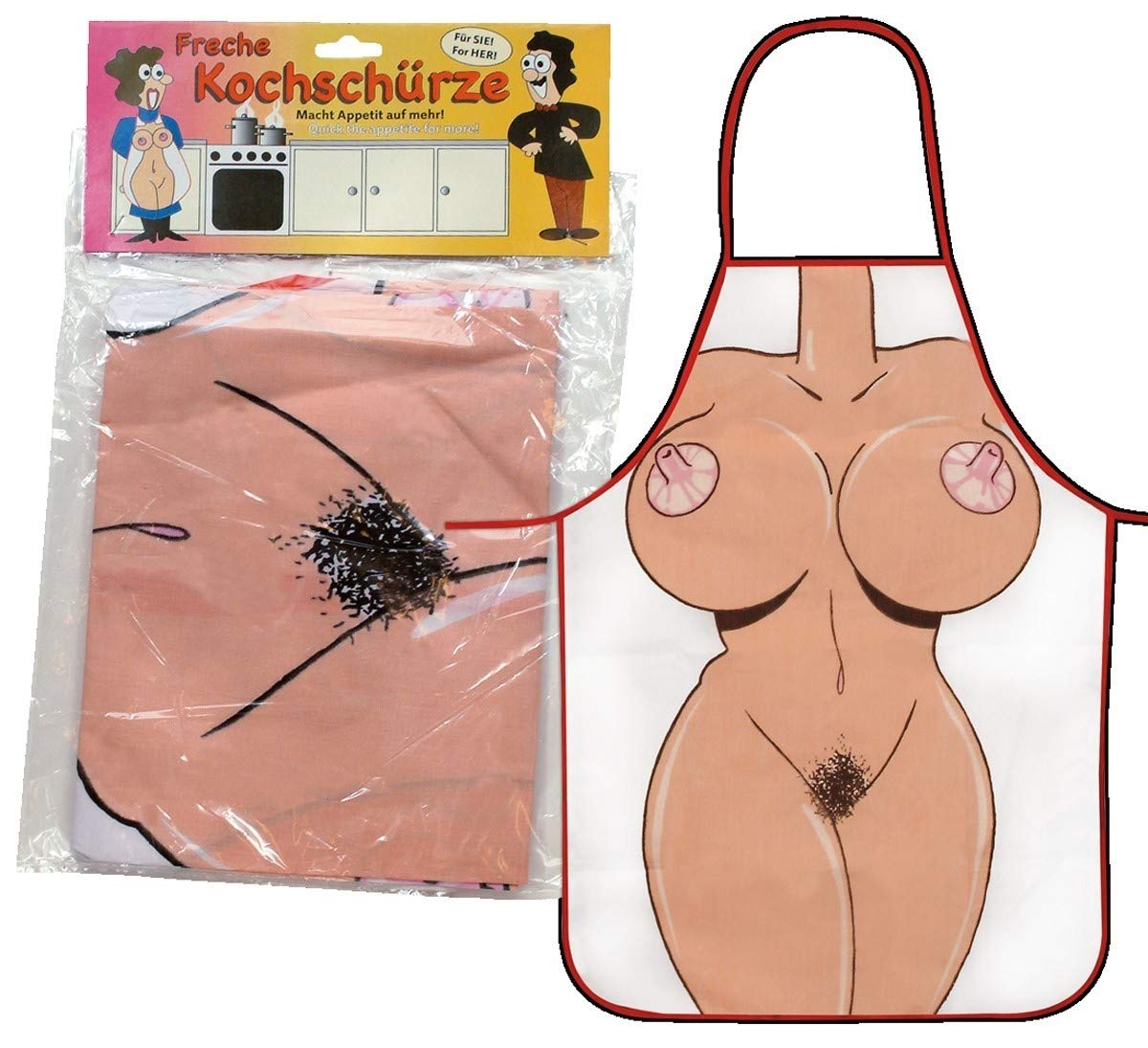 Sexy Naughty Apron for Women - Adjustable Lingerie Kitchen Apron with Lace Trim - Perfect for Role Play, Cooking, and Romantic Nights