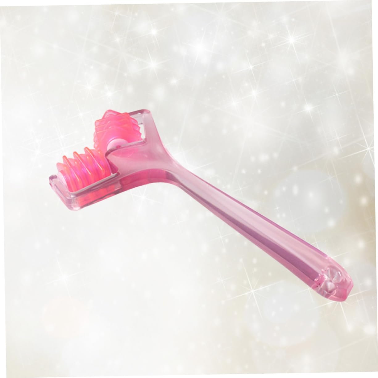 FRCOLOR Y-Shape Face Roller & Massager - Pink Facial Lifting Tool for Anti-Aging & Skin Tightening | Perfect for Daily Skincare Routine & Relaxation at Home or Travel