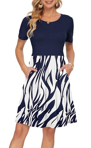 White Navy Flower/Navy