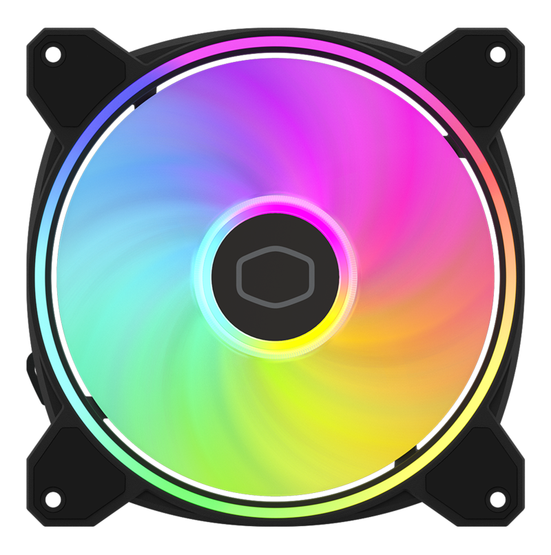 Cooler Master MFL B4DN 16NP2 R2 CM Masterfan MF140 Halo ARGB Fan V2 - 140mm RGB PC Cooling Fan with Dual Loop LED Lighting for Gaming PC, Case & CPU Cooler (2-Year Warranty) - Perfect for Gaming Rigs, Workstations & Custom PC Builds