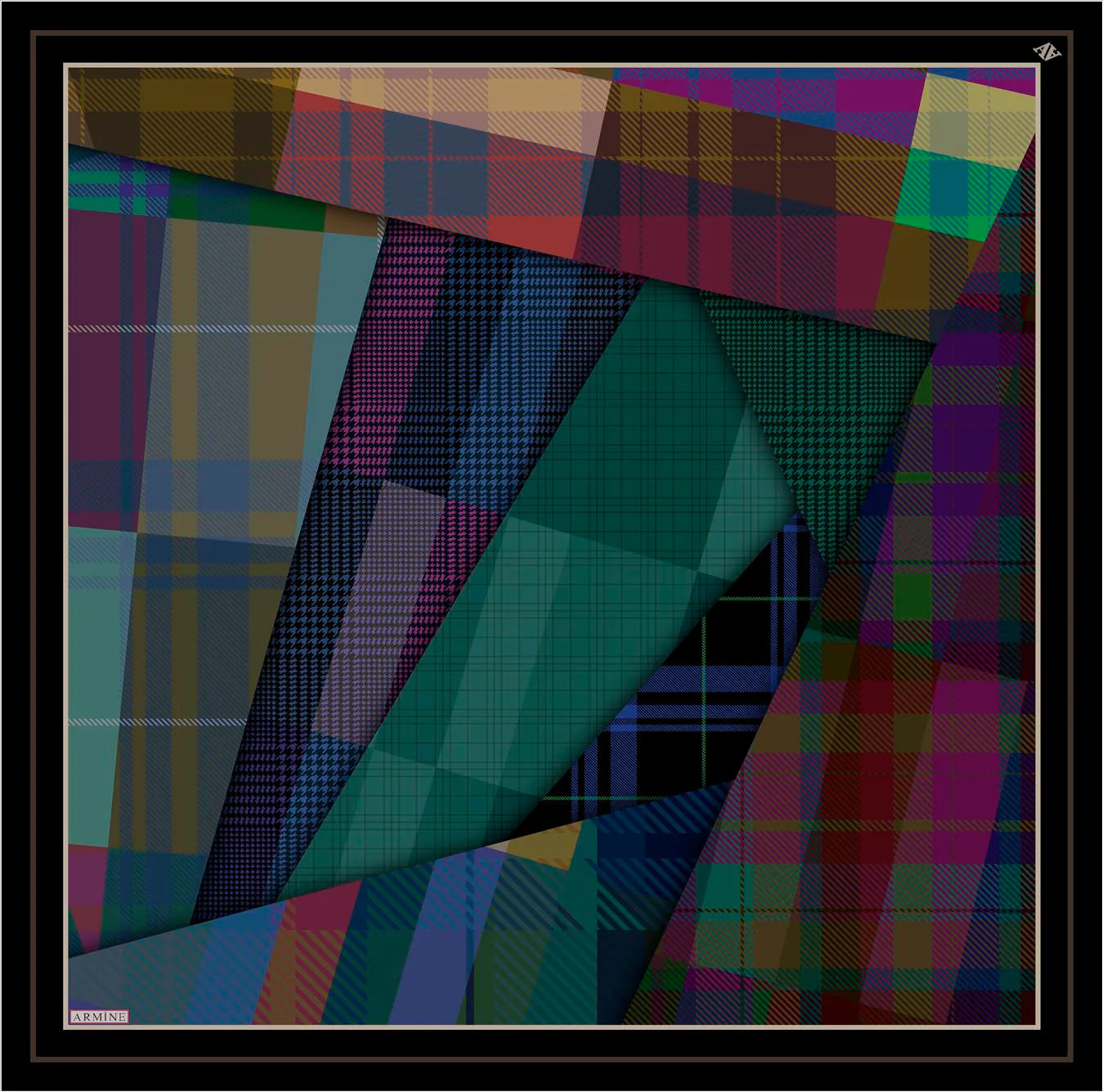 Armine Adara Women's Silk Scarf No. 4 - Elegant Fashion Accessory for Women, Perfect for Office, Party & Special Occasions