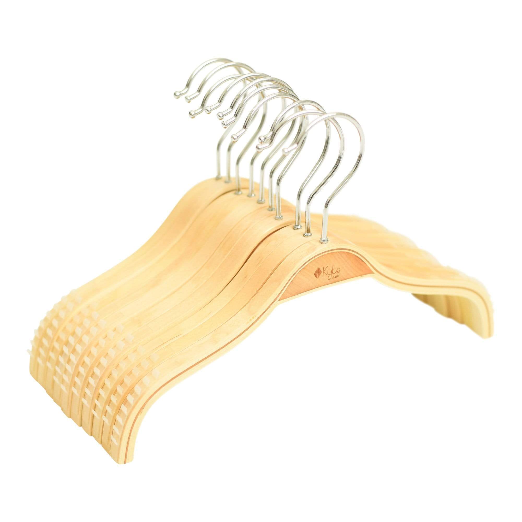 10 Pack Heavy Duty Clothes Hangers - Space Saving Non-Slip Hangers for Closet Organization - Ideal for Home, Office, Laundry Room & Travel