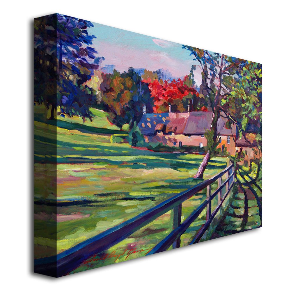 David Lloyd Glover Country House Canvas Art Print - 35x47 Inch Wall Decor for Living Room, Bedroom & Office - Premium Trademark Artwork for Home & Interior Design