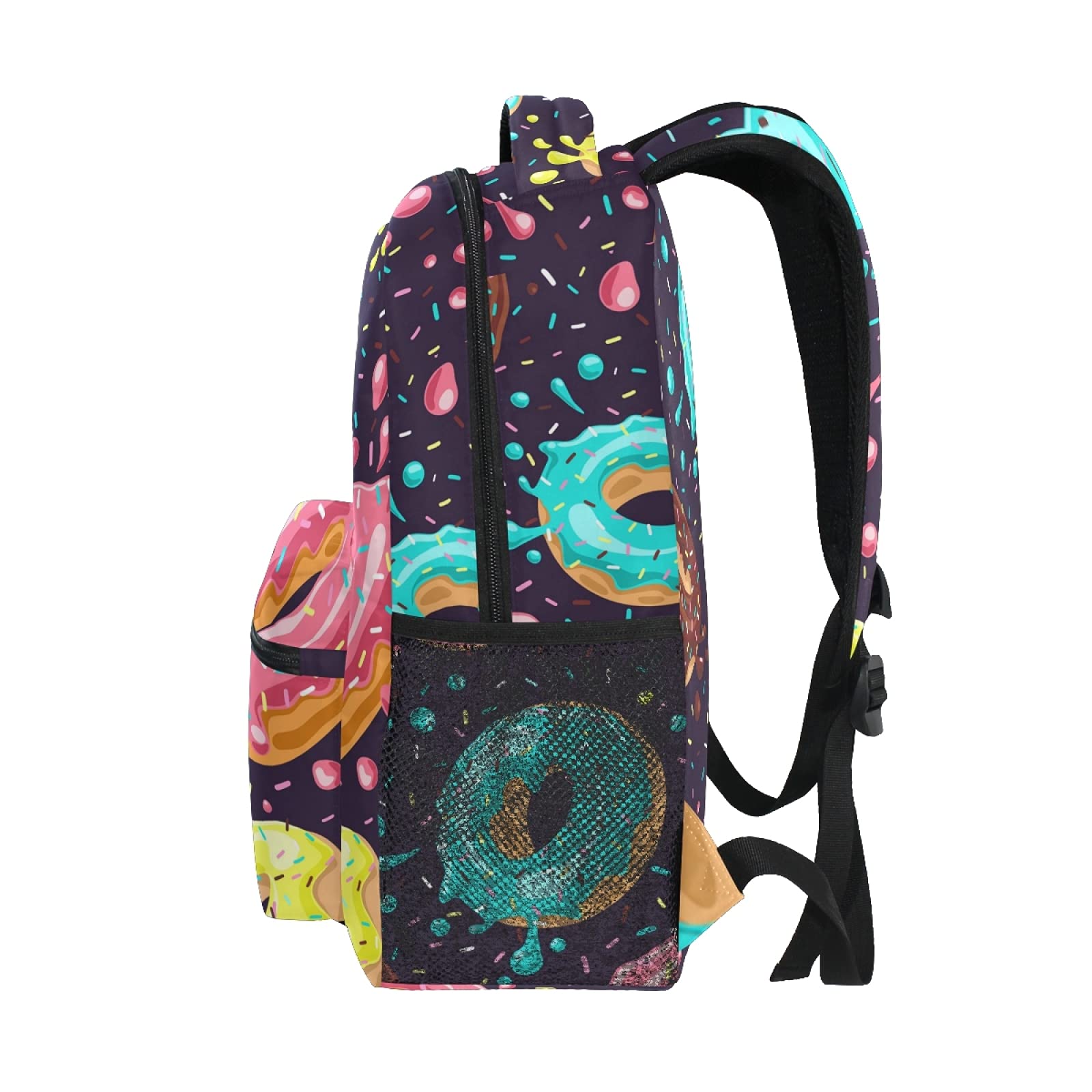 ALAZA Macaron Donut Backpack for School & Travel - Cute & Durable Knapsack for Primary & Junior High Students - Perfect for School, Outings & Daily Use
