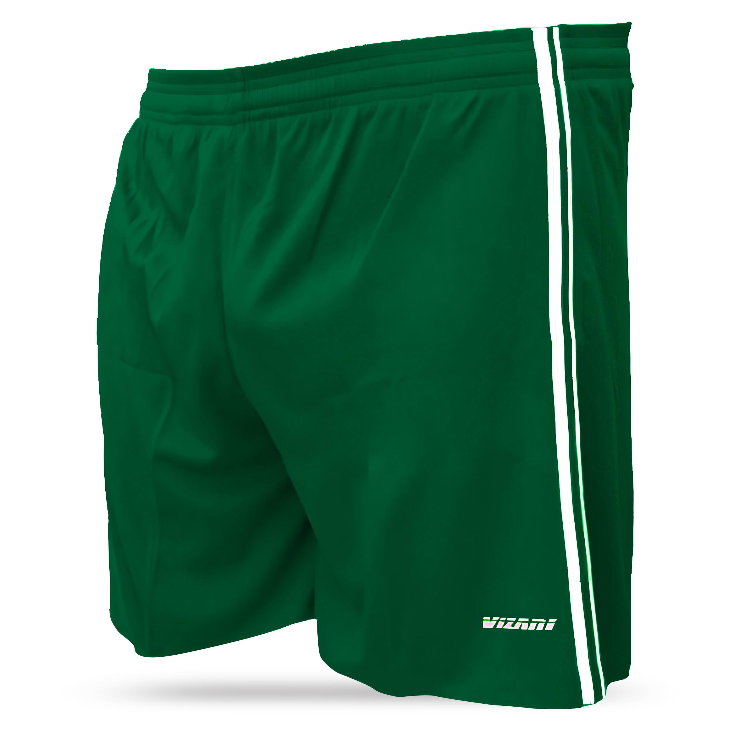Vizari Men's & Women's Athletic Shorts - Lightweight Breathable Polyester Soccer Shorts for Gym, Running, Workout & Sports | Comfortable Training Shorts for Soccer Players, Athletes & Fitness Enthusiasts