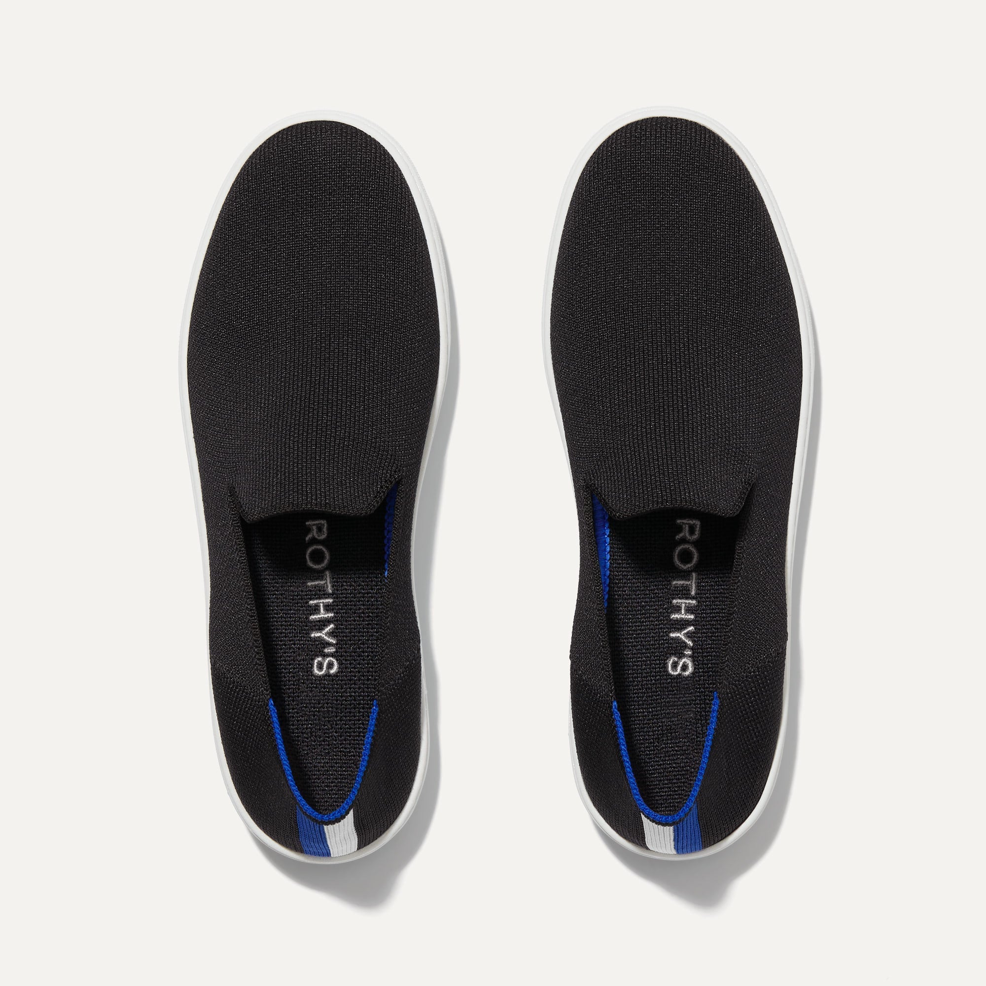 Original Slip-On Sneakers for Men & Women - Black Solid Color Comfortable Casual Shoes for Walking, Running, and Everyday Wear