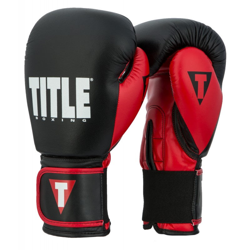 Dynamic Strike Heavyweight Training Gloves - Black/Red - Perfect for Boxing, MMA, and Fitness Workouts