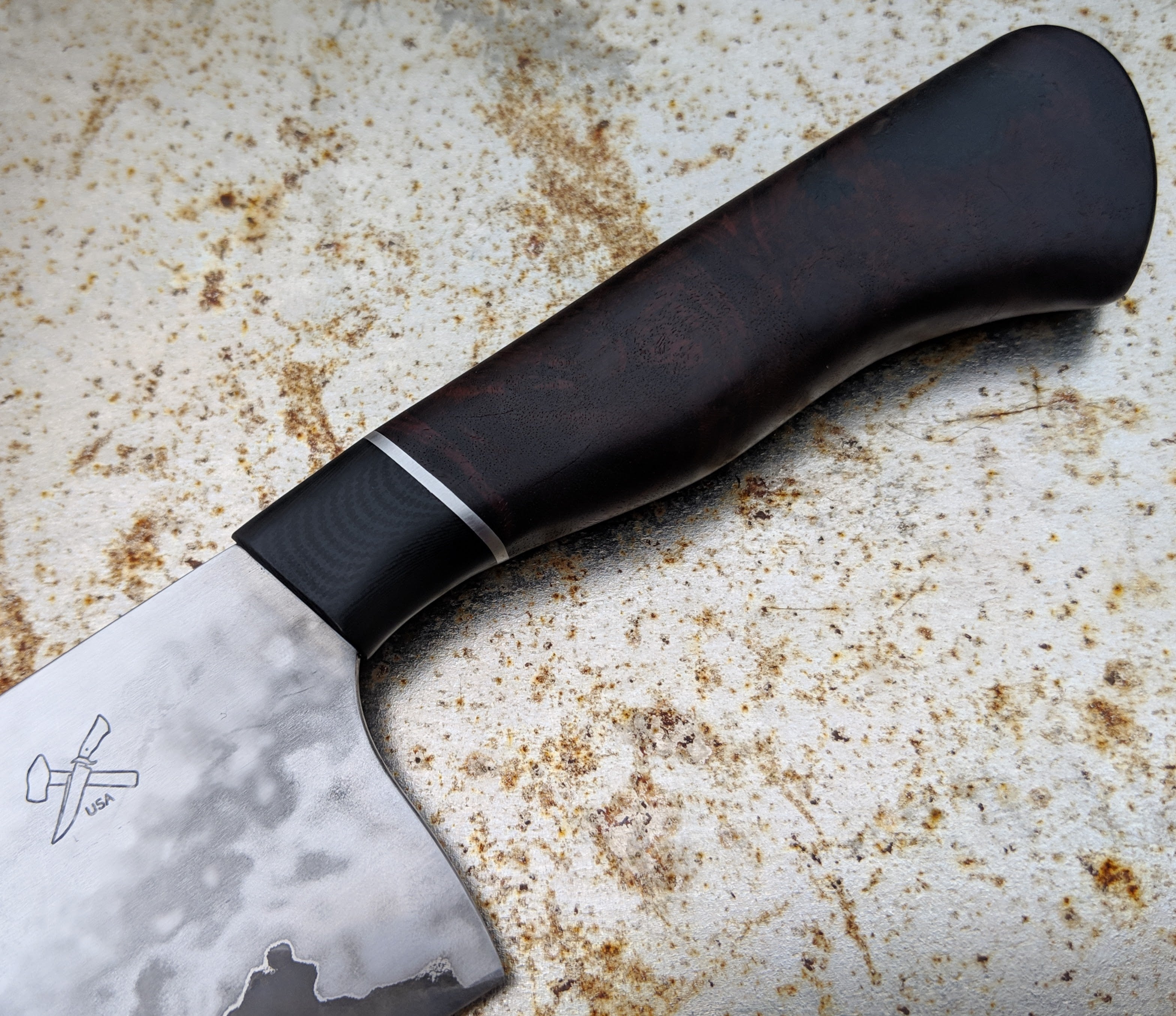 Blade and Hammer 11-Inch San Mai Japanese Chef Knife - High Carbon Steel Kitchen Knife for Professional Chefs & Home Cooking, Perfect for Slicing, Dicing & Chopping Vegetables, Meat & Fish