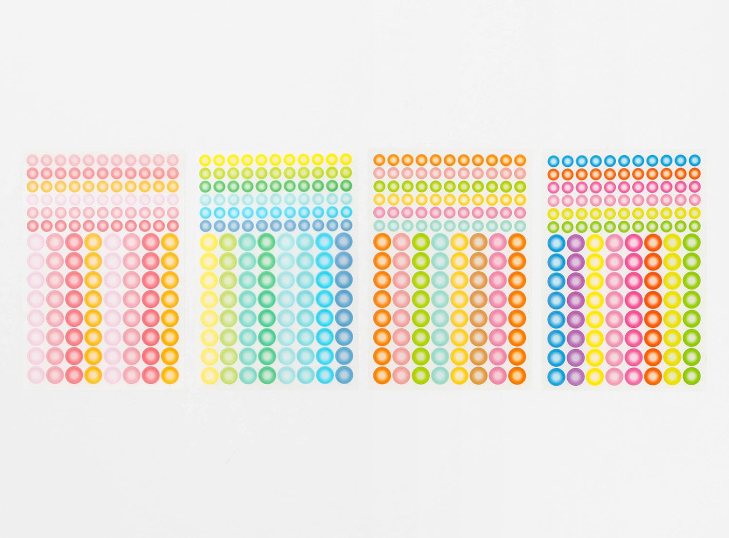 Hightide Clear Dot Stickers for Hobonichi Techo Planner - Perfect for Journaling, Scrapbooking & Bullet Journal Organization