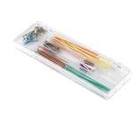 SparkFun Electronics PRT-00124 Jumper Wire Kit - 10-Piece Set for Breadboard Prototyping and DIY Electronics Projects | Perfect for Arduino, Raspberry Pi, and Circuit Testing