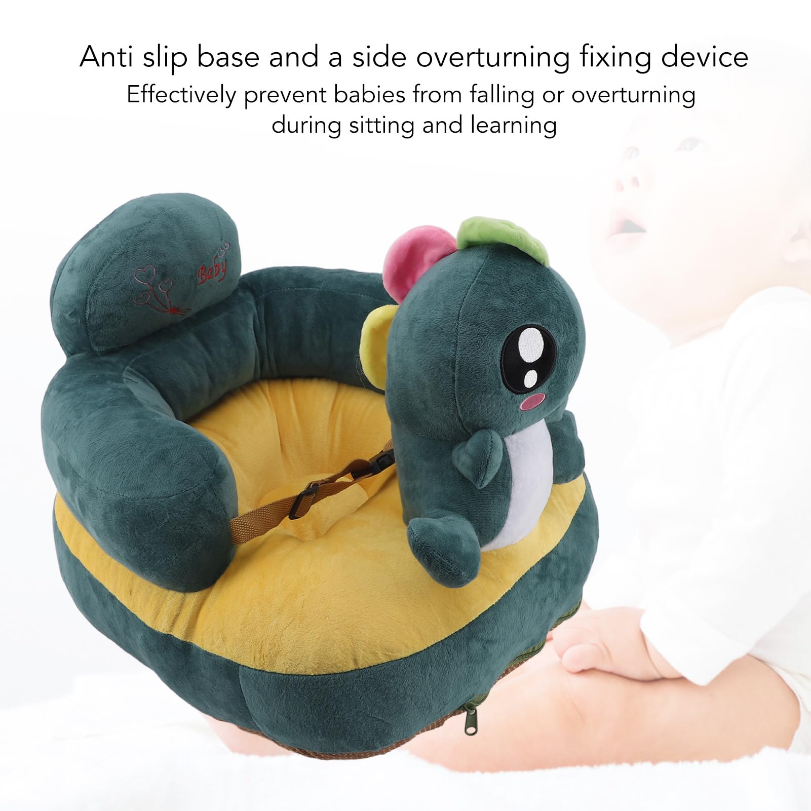 **Baby Support Sofa - Adjustable Angle, Anti-Slip Base, Portable & Stable for Infants - Perfect for Home, Nursery, or Travel Use**