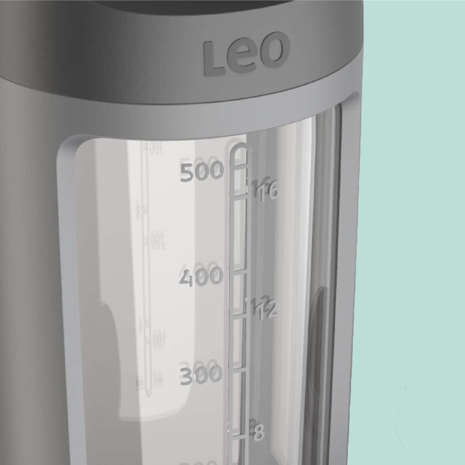 Berghoff LEO Tritan Plastic Shaker Bottle - BPA-Free Protein Shaker with Integrated Powder Compartment, Leakproof Screw-on Lid & Flip Cap, Includes Silicone Mixing Ball - Perfect for Gym, Workout & Post-Training Recovery - Dishwasher Safe Fitness Accessory