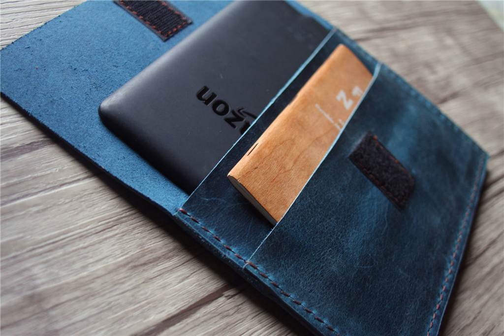 Premium Leather Kindle Voyage Cover Case - Slim Protective Sleeve for Amazon E-Reader | Perfect for Travel, Work & Home Reading