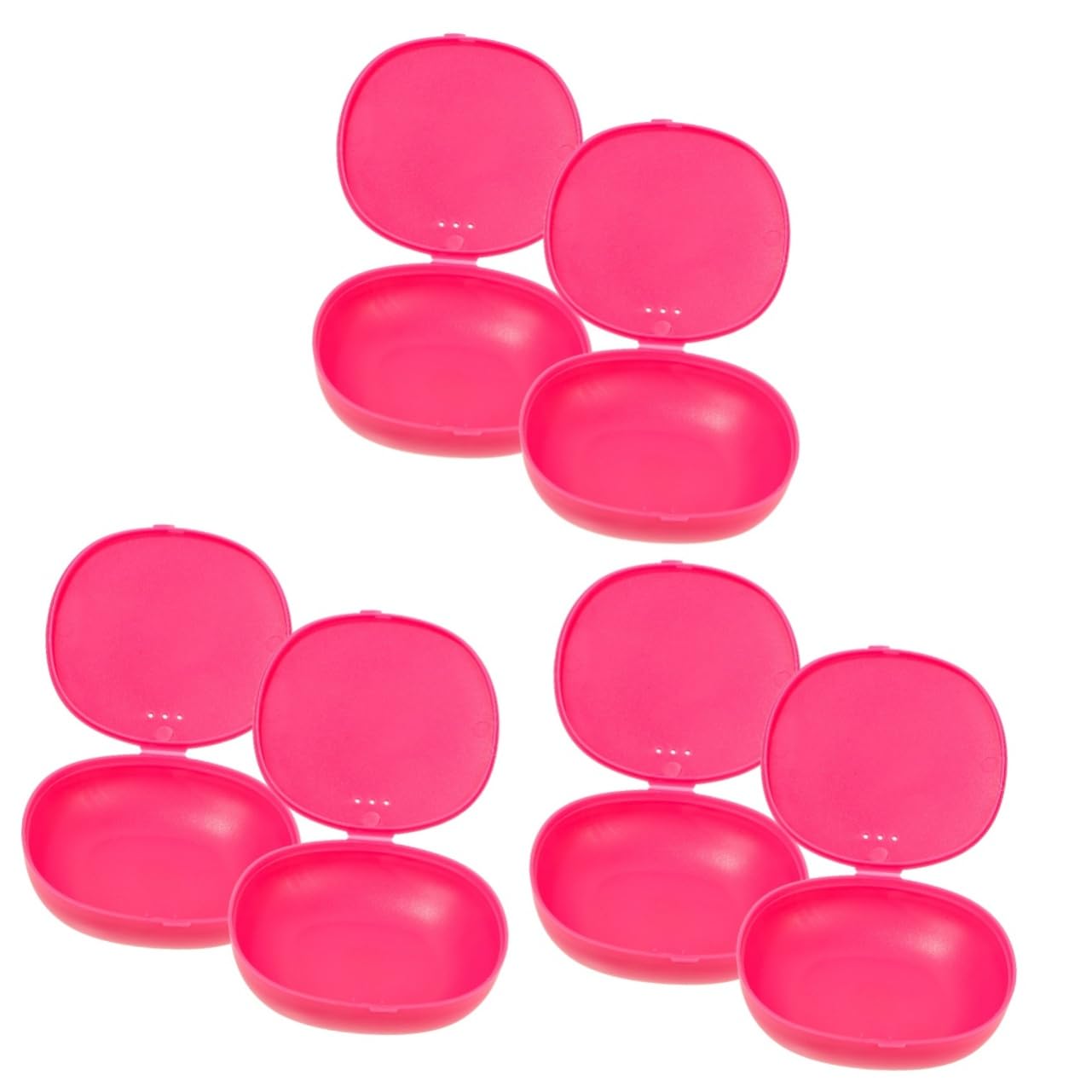 Lurrose 6 Pack Silicone Menstrual Cup Storage Case - Reusable Sanitary Cup Holder, Tampon & Sanitary Napkin Organizer for Women | Perfect for Travel, Gym, and On-the-Go Protection