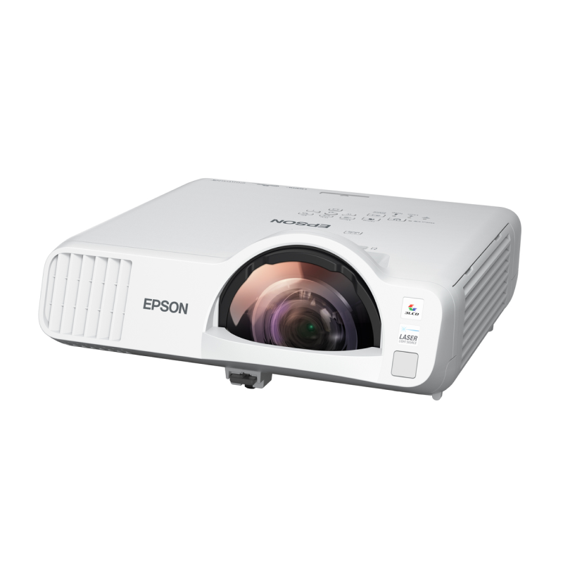 Epson EB L210SF Wireless Full HD 1080p Short Throw Laser Projector for Home Theater, Office Presentations & Gaming - Bright 4000 Lumens, 3LCD Technology