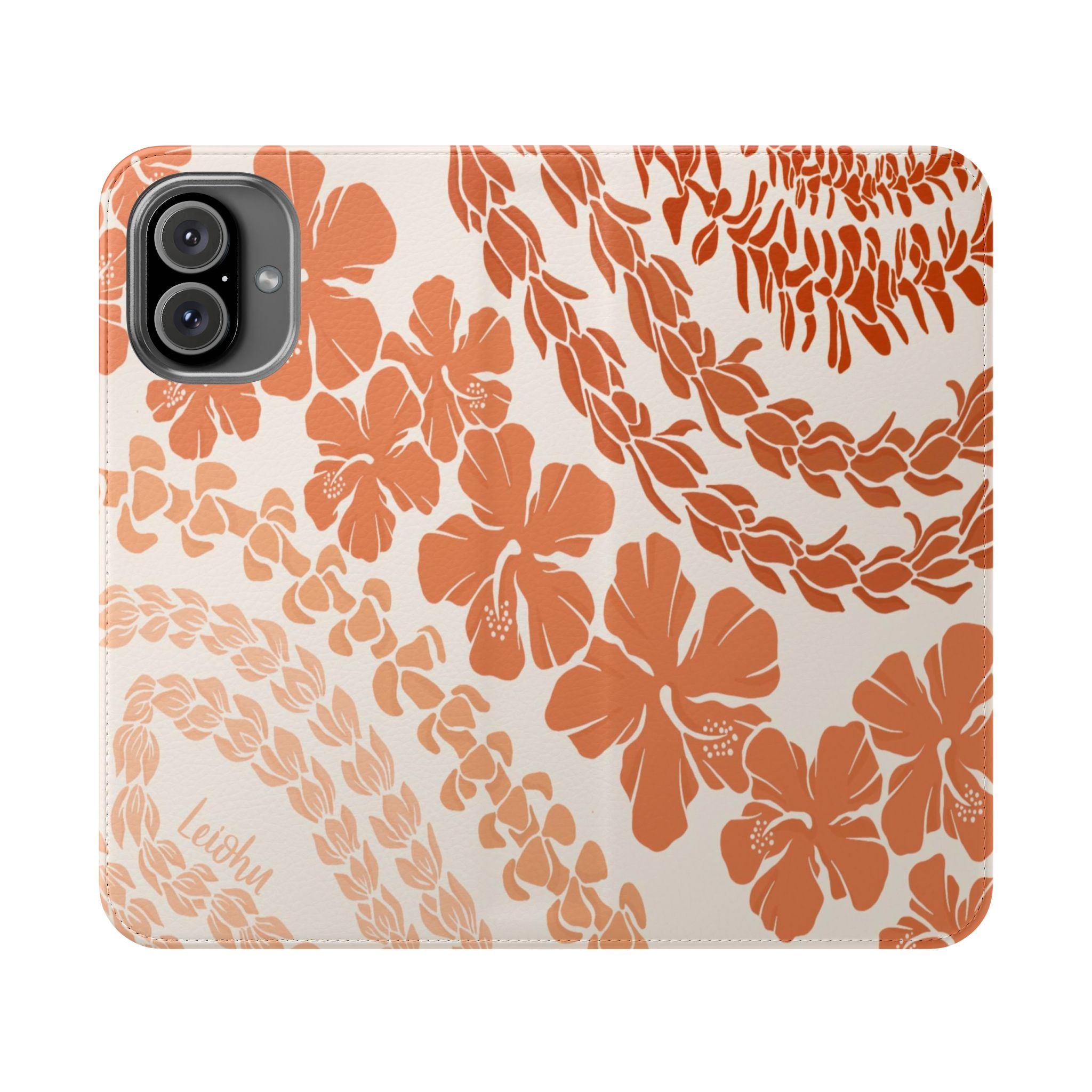 Groovy Lei Warm Folio Case for iPad - Soft PU Leather Protective Cover with Hand Strap | Perfect for Work, Travel & Everyday Use