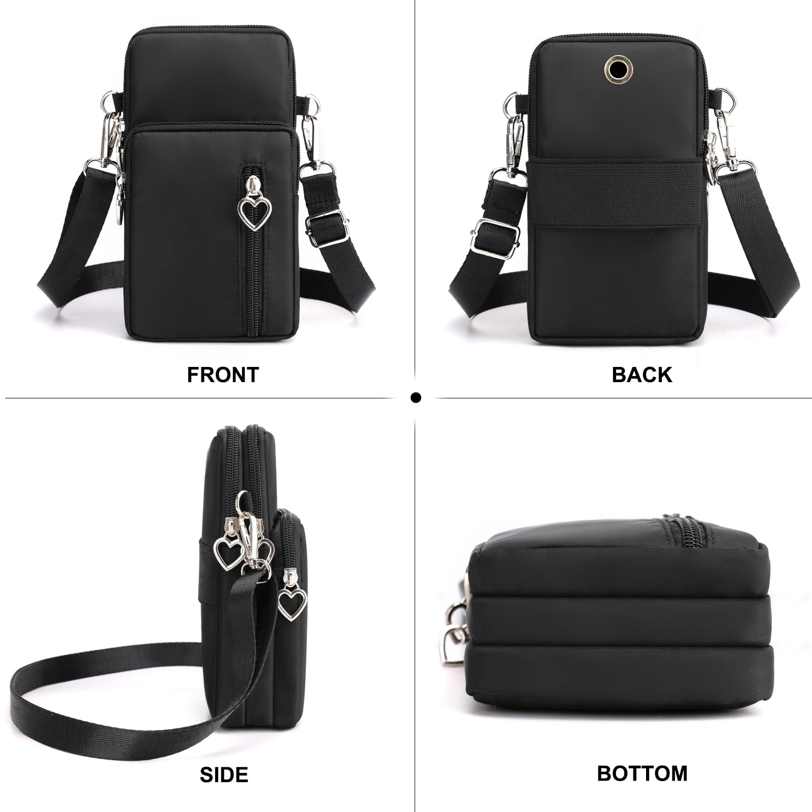 Stylish Small Crossbody Bags for Women - Lightweight Mini Shoulder Bag with Pockets, Universal Pouch Wallet & Phone Holder | Perfect for Travel, Shopping & Everyday Use