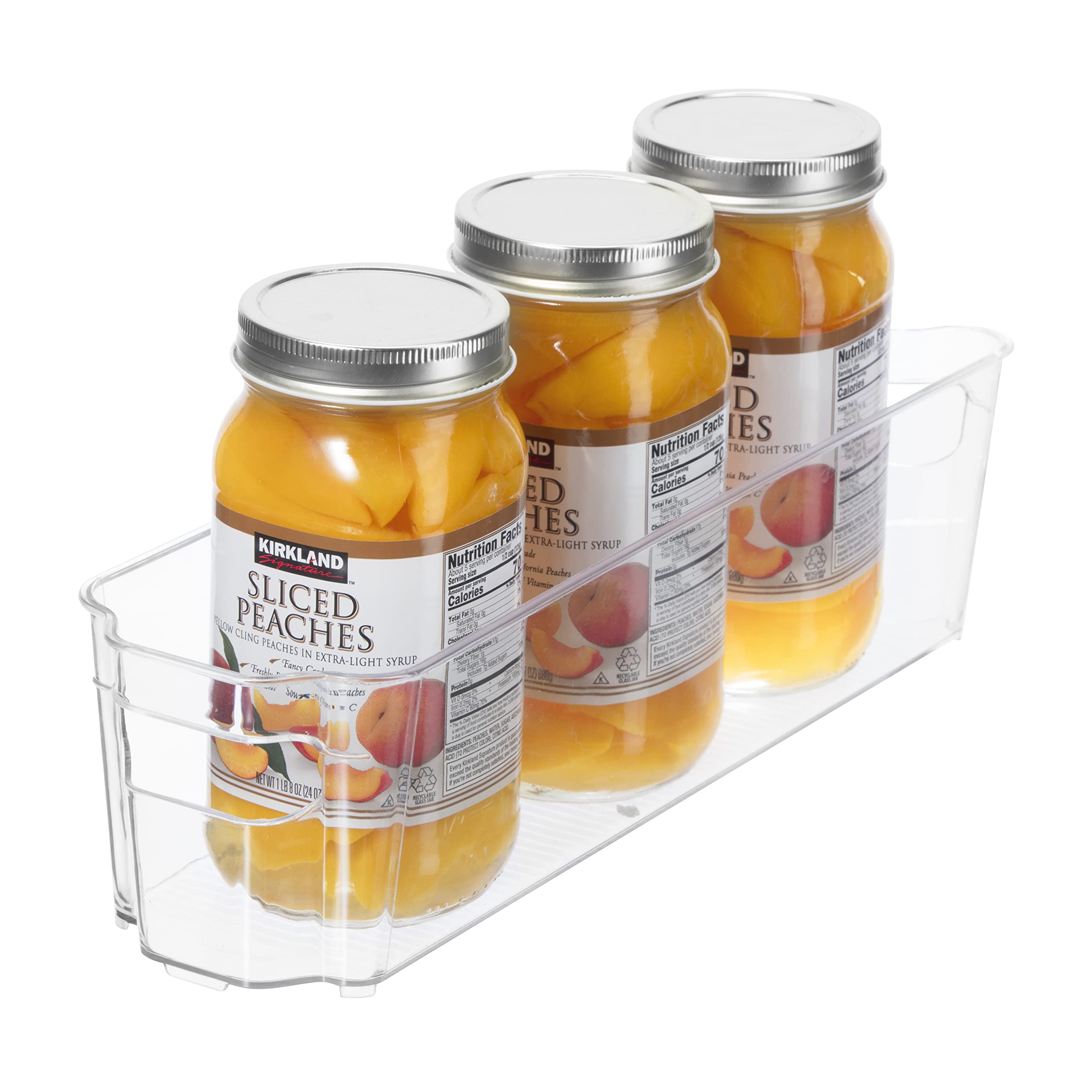 Oggi Clear Stackable Storage Bins for Fridge, Freezer & Pantry – Organize Food, Snacks & Kitchen Supplies – Perfect for Meal Prep & Home Organization