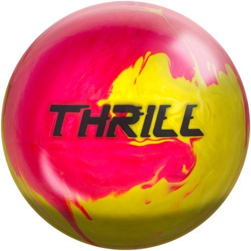 Motiv Thrill Pink Yellow Pearl Bowling Ball | High Performance Reactive Resin | Perfect for League Play & Tournaments | Strike More with Enhanced Hook & Control