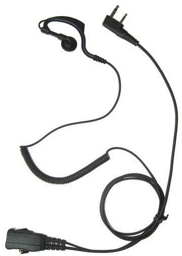Wouxun KG-699E Compatible Lapel Microphone Earpiece Headset - Clear Two-Way Radio Communication for Security, Events & Outdoor Activities